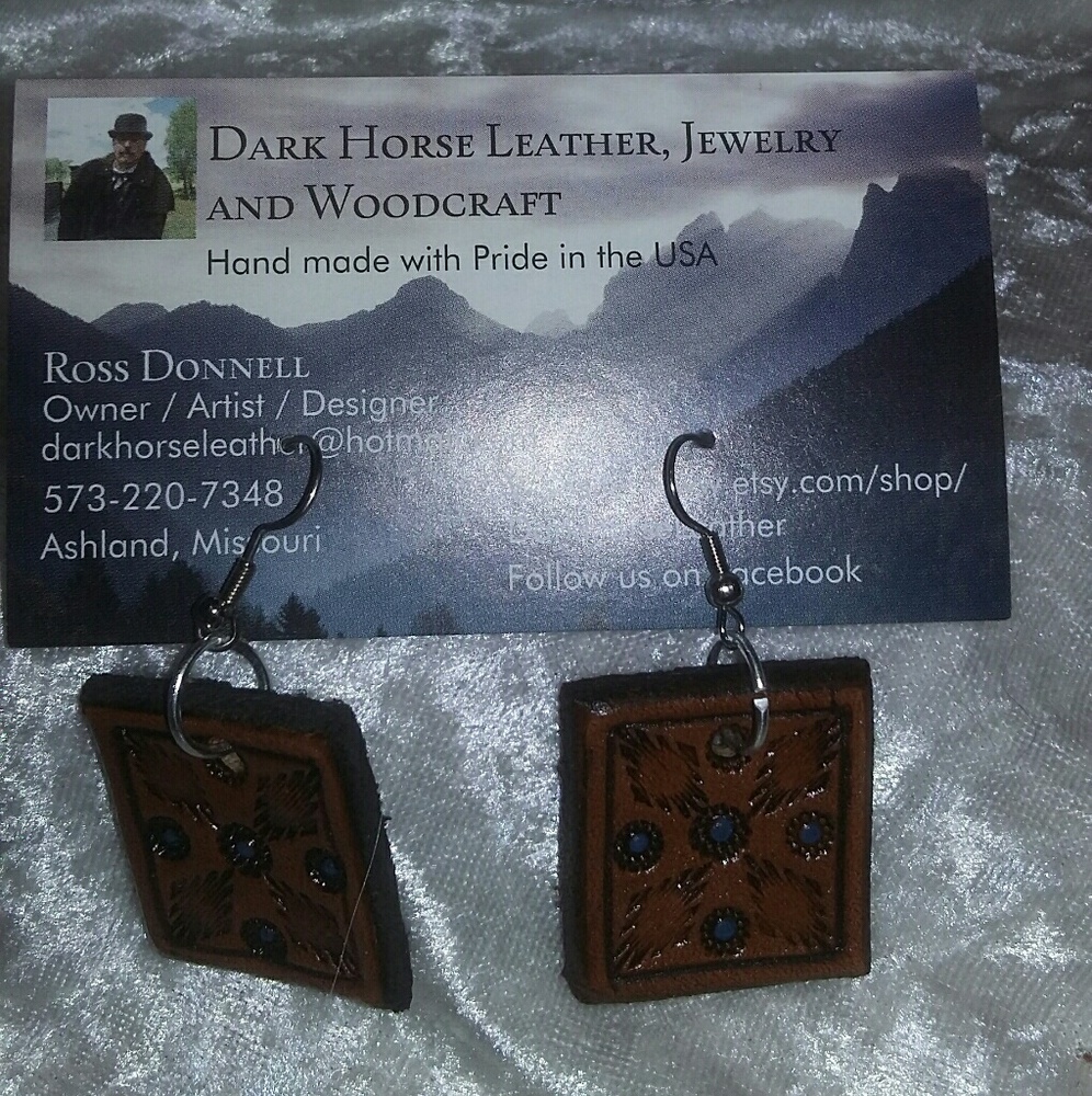 Leather Earrings